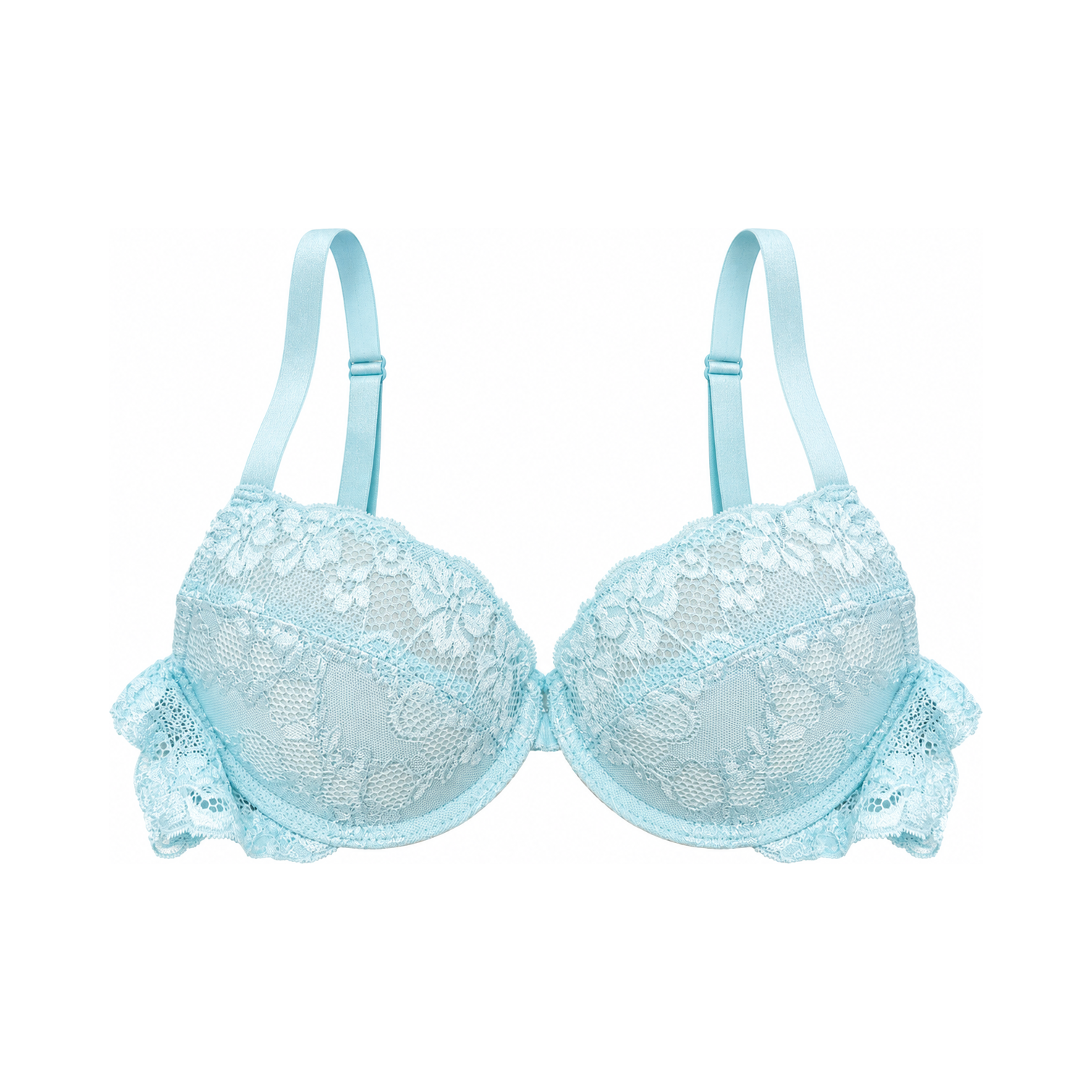 Light Blue Lace Push up bra 30B