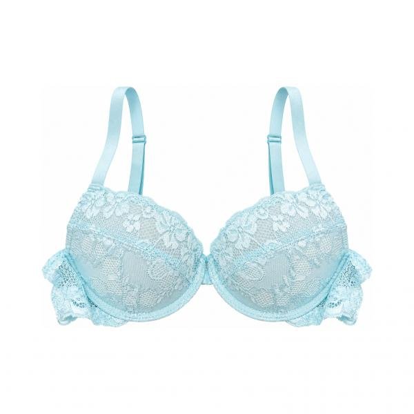 Light Blue Lace Push up bra 30B