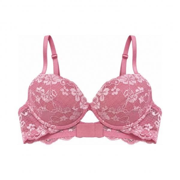 Pink Lace Push up bra розовый с пушап 30B