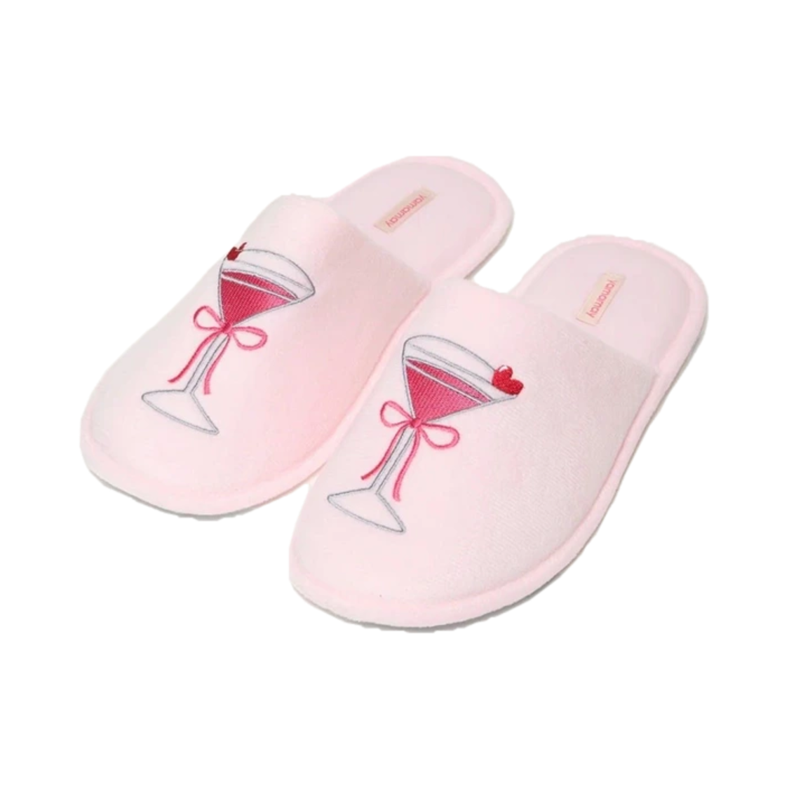Yamamay Slippers тапочки розовые с бокалом