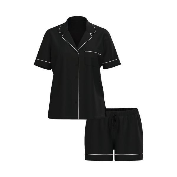 Victoria's Secret Modal Short Pajama Set Black M