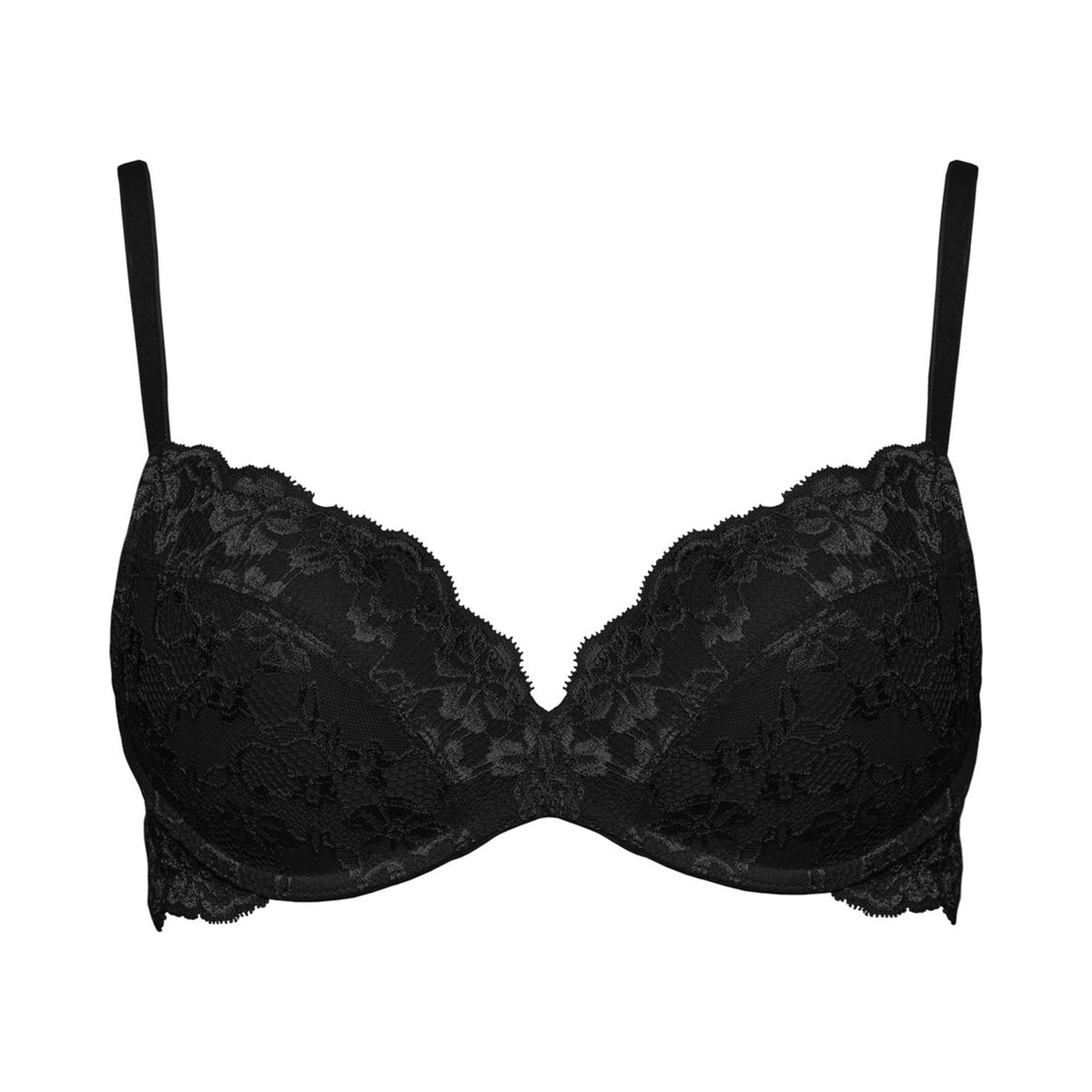 Wireless push up bra