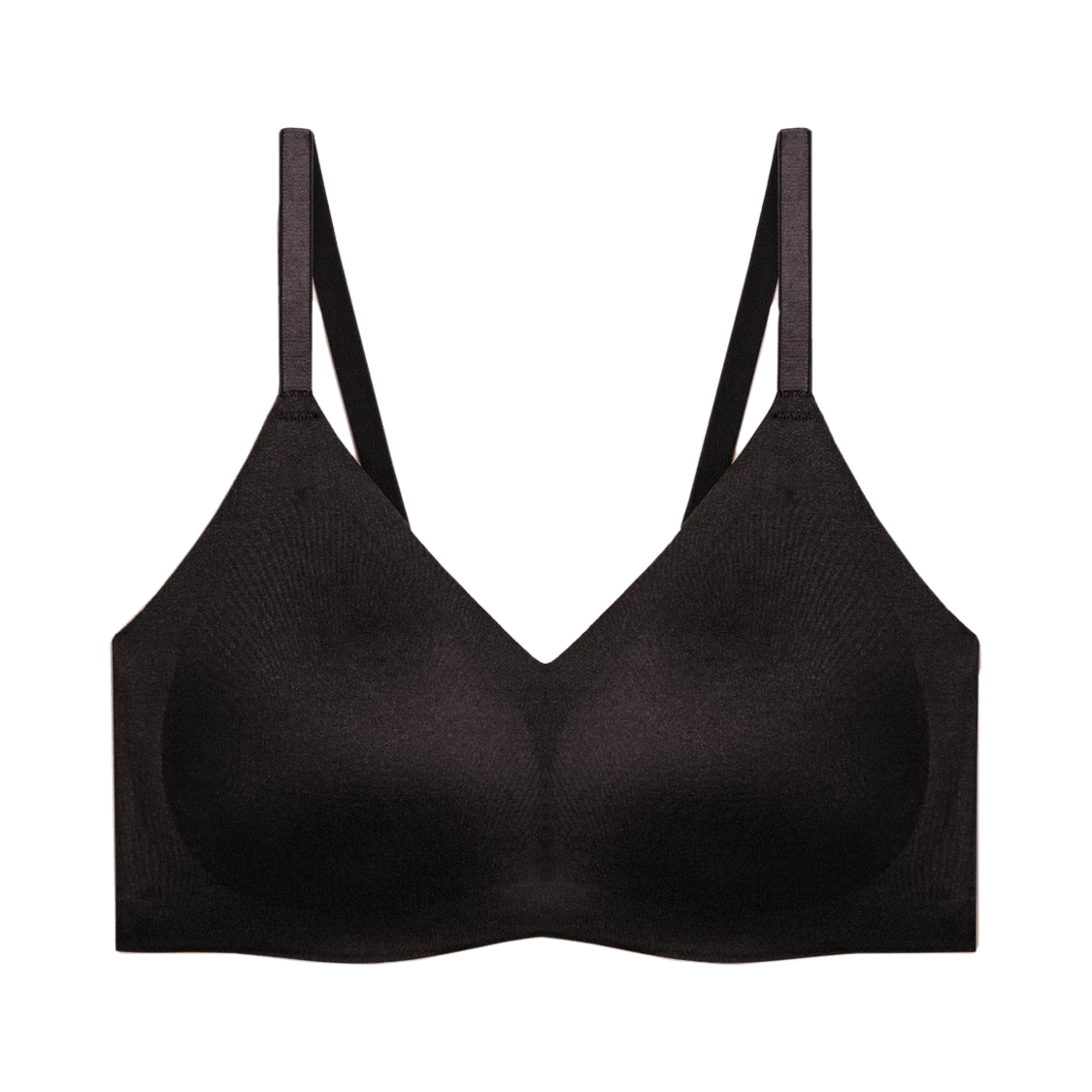 Bralette bra w/removable cup i без спиц со съемными чашками черный L