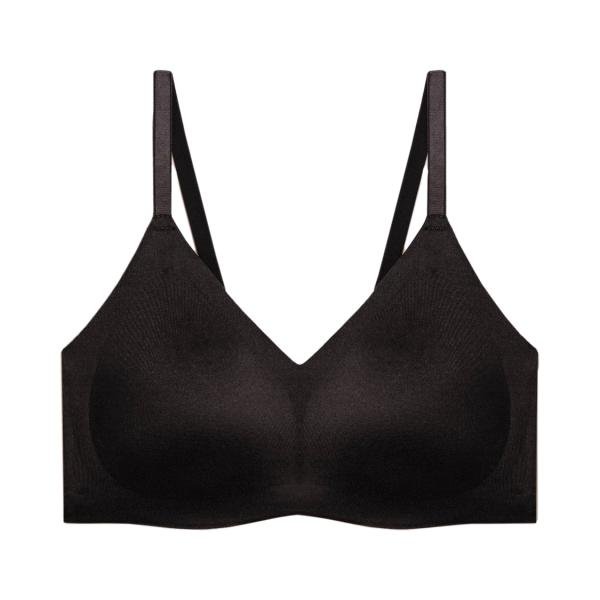 Bralette bra w/removable cup i без спиц со съемными чашками черный L