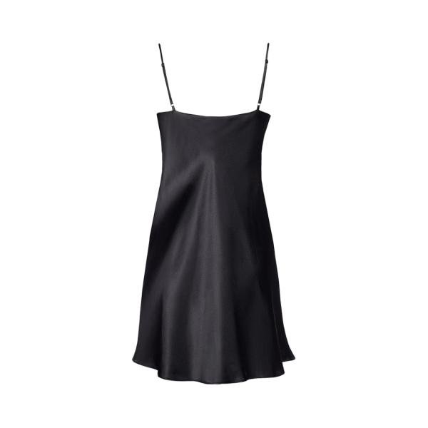 Silk Chemise Black S